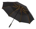 FALCONE Stormparaply i sort - set delvis nede fra