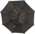 FALCONE Stormparaply i sort - set nede fra