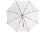 FALCONE ECO paraply i hvid - set nedefra
