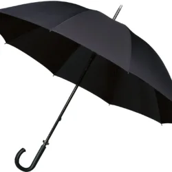 FALCONE Stor klassisk stormparaply i sort