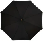 FALCONE® ECO paraply - klassisk i sort - set oppefra